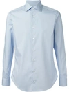Etro Pointed Collar Shirt In Blue