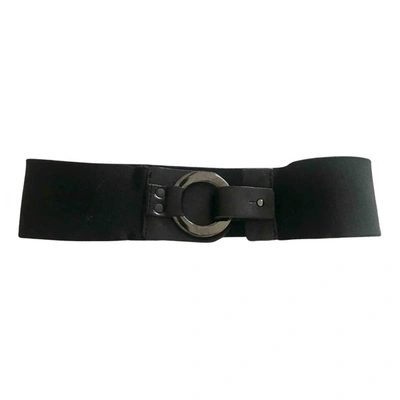 Pre-owned Comptoir Des Cotonniers Cloth Belt In Black