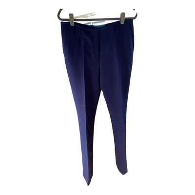 Pre-owned Vionnet Large Pants In Purple