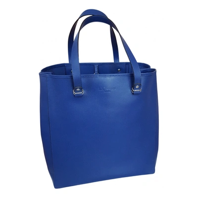 Pre-owned Lk Bennett Leather Handbag In Blue