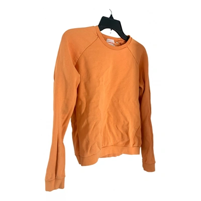 Pre-owned Sweatshirt In Orange