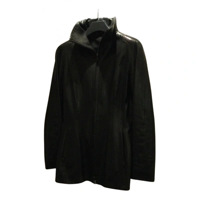 Pre-owned Jitrois Leather Jacket In Black