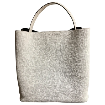 Pre-owned Ermanno Scervino Leather Handbag In White