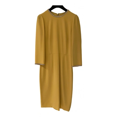 DOLCE & GABBANA Pre-owned Mid-length Dress In Yellow