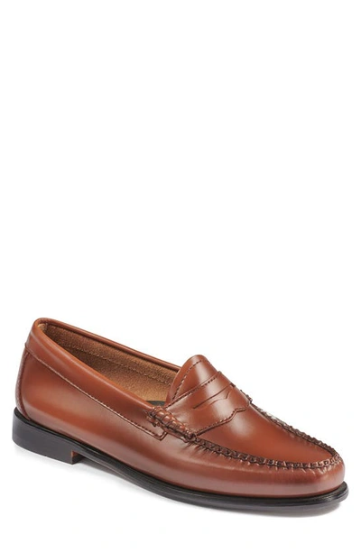 Shop G.h. Bass & Co. G.h.bass Whitney Leather Loafer In Cognac Leather