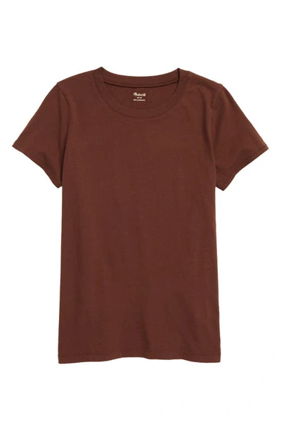 Shop Madewell Northside Vintage Tee In Hot Cocoa