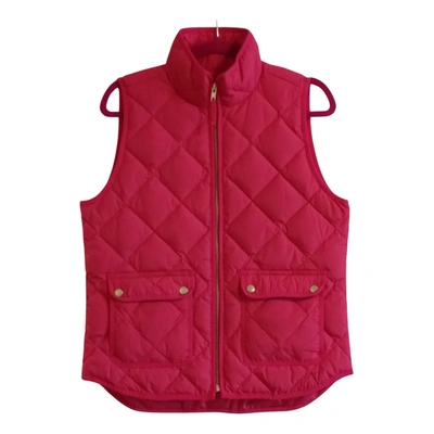 Pre-owned Jcrew Short Vest In Pink