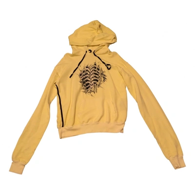 Pre-owned Ben Taverniti Unravel Project Sweatshirt In Yellow