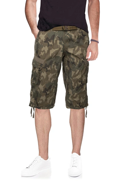 X-ray Belted Cargo Shorts In Desert Camo