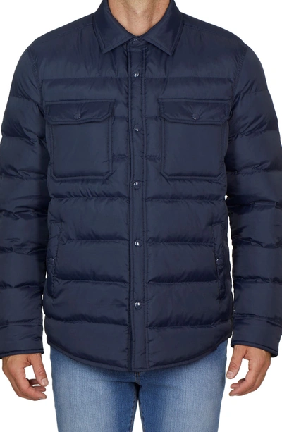 Shop Slate And Stone Quilted Puffer Jacket In Blue