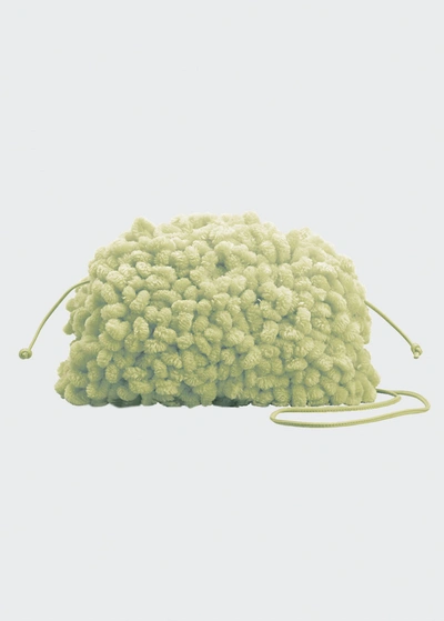 Shop Bottega Veneta Pouch Mini Mop Clutch Bag In Lemon