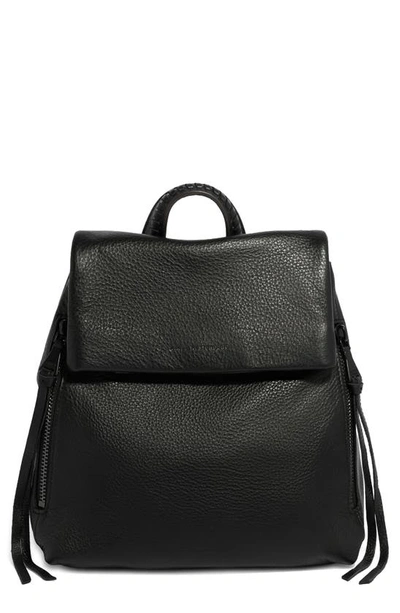 Shop Aimee Kestenberg Bali Leather Backpack In Black With Shiny Black