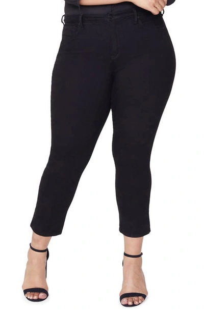 Shop Nydj Sheri Slim Jeans In Black