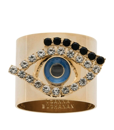 Shop Joanna Buchanan Evil Eye Napkin Rings (set Of 2) In Multi