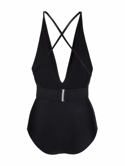 Gucci Black Sparkling Double-g One-piece Swimsuit | ModeSens