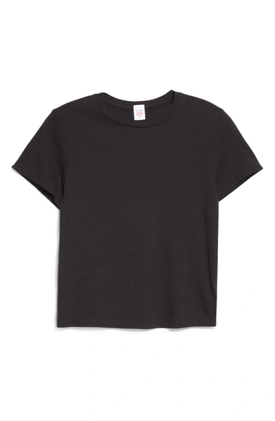 Shop Re/done Classic Cotton T-shirt In Black