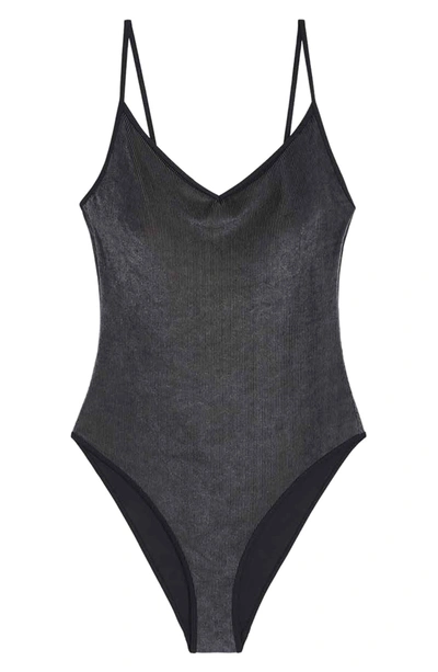 Shop Onia Jane One-piece Swimsuit In Black