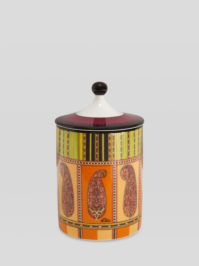 Etro Paisley Porcelain Candle In ニュートラル