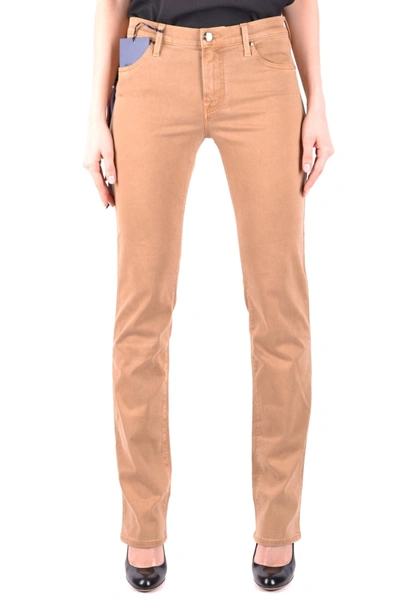 Shop Jacob Cohen Jeans In Sand