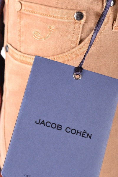 Shop Jacob Cohen Jeans In Sand