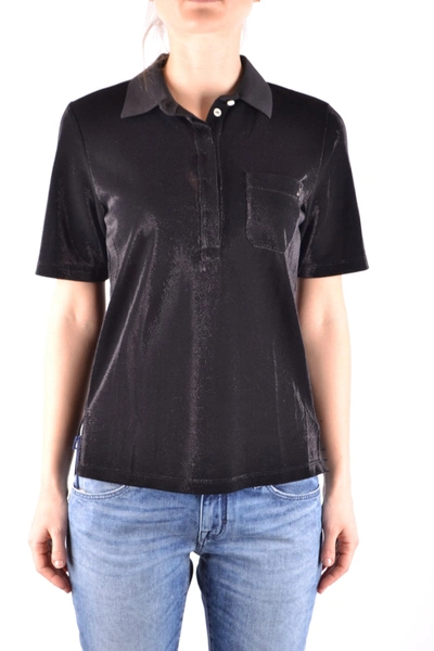 Shop Jacob Cohen Polos In Black