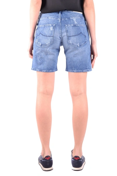 Shop Jacob Cohen Shorts In Blue