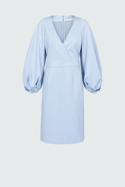 Shop Dorothee Schumacher Emotional Essence Dress In Blau