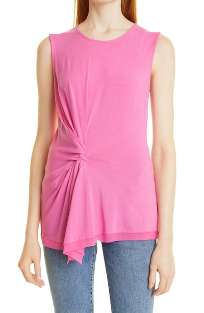 Shop Kobi Halperin Stevie Twist Front Top In Punch