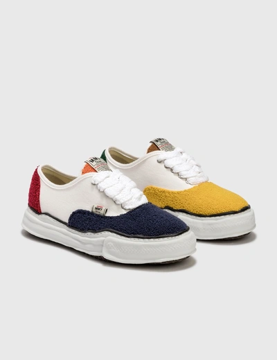 Shop Miharayasuhiro Baker Og Sole Chenille Low Top Sneakers In Multicolor