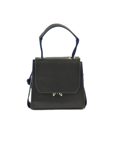 Shop Patrizia Pepe Womens Black / Blue Handbag