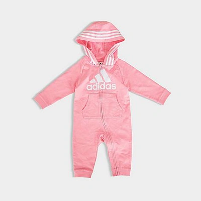 Adidas Originals Babies' Adidas Girls' Infant Badge Of Sport 3-stripes  Coverall Onesie In Light Pink | ModeSens