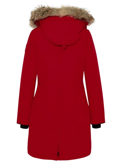 Shop Canada Goose Parka Cg Rossclair Rosso In Red