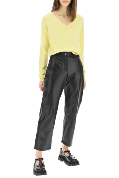 Shop Sportmax Fatuo Wool And Cashmere Sweater In Yellow