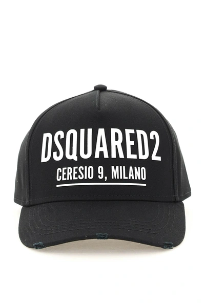 Shop Dsquared2 'ceresio 9' Baseball Cap In Black