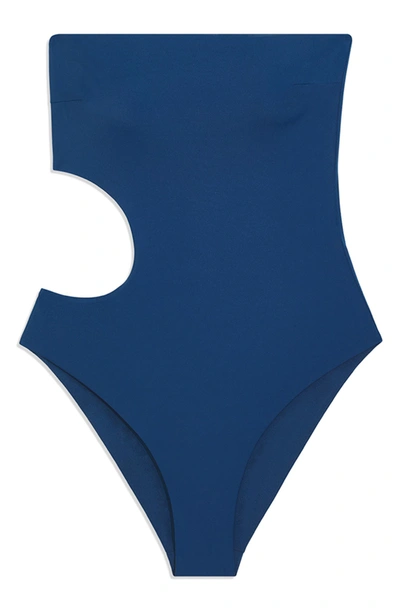 Shop Onia Lele One-piece Swimsuit In Blue Opal