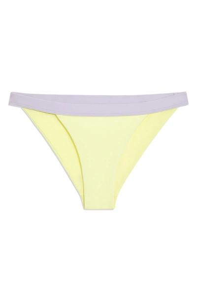 Shop Onia Leila Bikini Bottoms In Lemonlime/ Lavender