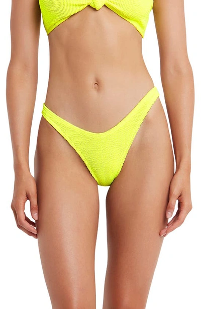 Shop Bound By Bond-eye Sinner Bikini Bottoms In Neon Yellow