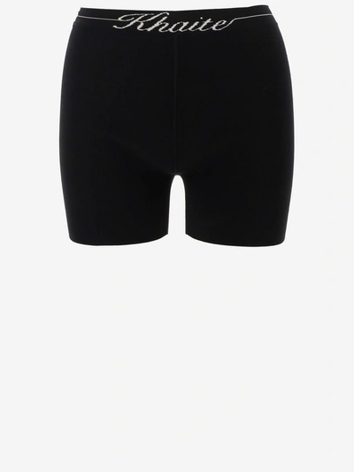 Shop Khaite Shorts In Nero
