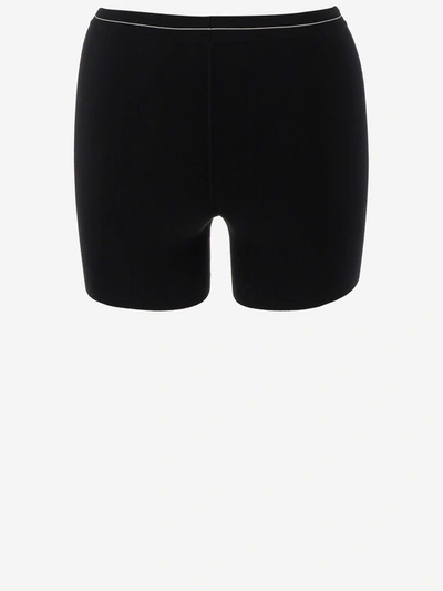 Shop Khaite Shorts In Nero