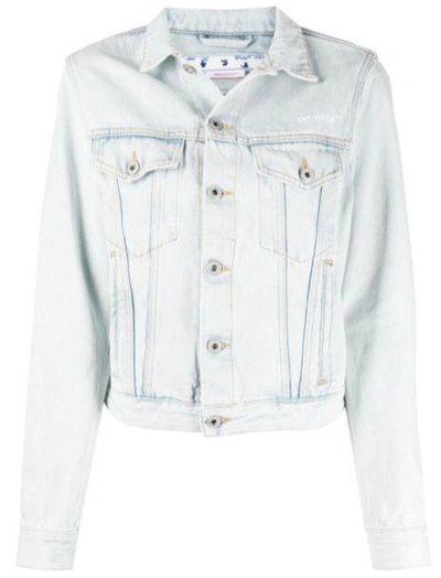 Shop Off-white Jackets In Blu