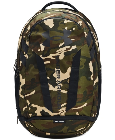 Under Armour Men's Hustle Storm Backpack In Olive Camo | ModeSens