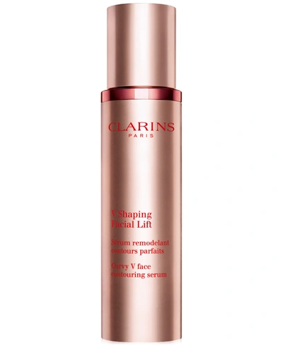 Shop Clarins V Shaping Facial Lift Depuff & Contour Serum With Hyaluronic Acid, 1.7 Oz.