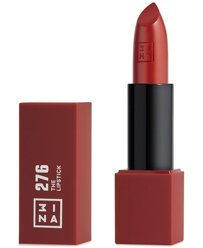 Shop 3ina The Lipstick In Shiny Maroon Brown