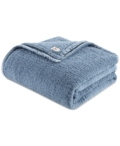 Woolrich Burlington Berber Blanket, King In Blue