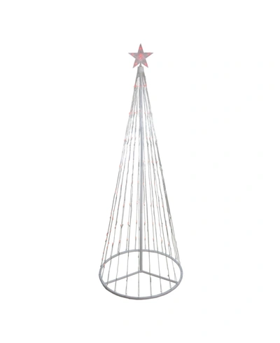 Northlight 6' Red Led Lighted Show Cone Christmas Tree Outdoor Decoration In Red