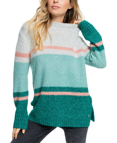 Shop Roxy Juniors' Back To Essentials Striped Sweater In Canton