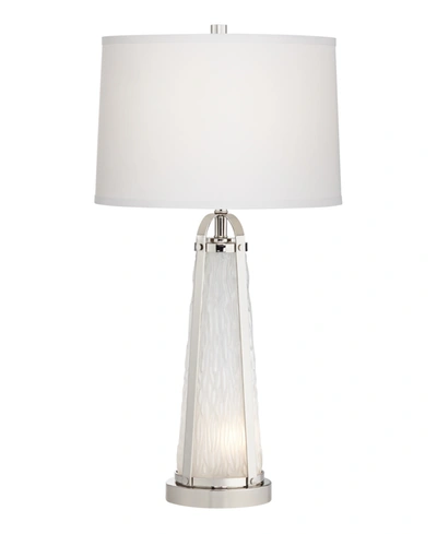 Shop Pacific Coast Textured Table Lamp In White