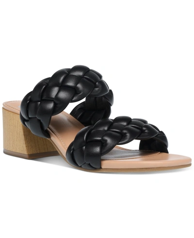 Shop Dv Dolce Vita Women's Stacey Plush Braided Sandals In Black
