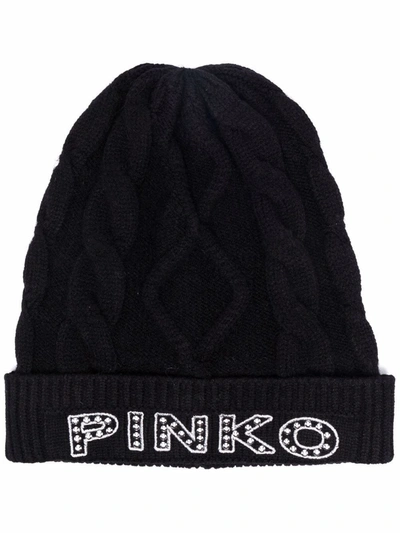 Shop Pinko Women's Black Viscose Hat