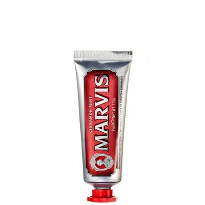 Shop Marvis - Travel Cinnamon Strong Mint Toothpaste 25ml